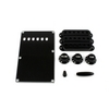 Accessory kit for Strat - 1 spring cover, 3 p/up covers, 1 vol & 2 tone knobs, 1 switch tip, 1 trem arm tip