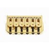 Hipshot non-tremolo bridge w rounded steel saddles 2-1/16 inch (52.4mm) string spacing