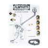 Wiring kit for SG - Switchcraft switch & jack, 4 CTS pots, wire, caps, diagram