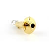1/4 inch end pin jack - stereo - flange mount w 3 exterior screw holes