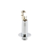 1/4 inch end pin jack - stereo - flange mount w 3 exterior screw holes