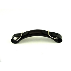 Leather replacement handle w buckles for guitar case - Gibson style/parallel handle mount