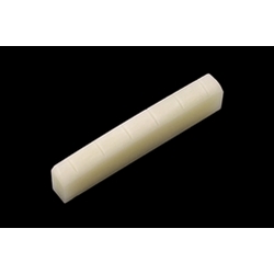 Bone nut for Gibson electric guitars - slotted - unbleached 'vintage' - 45 x 5 x 10mm