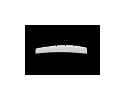 Bone nut with curved bottom for Fender - slotted - unbleached 'vintage' - 43 x 6 x 3 mm