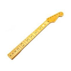 Replacement neck for Strat&reg; solid maple, 21 tall frets, 10 inch radius, satin aged-look finish