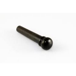 Bridge pin set with end pin  - ebony no dot - slotted