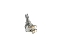 Dual 25K blend/balance audio (log) taper pot w centre detent