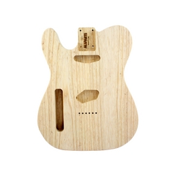 Replacement body for Tele - no finish - Swamp Ash - Left hand