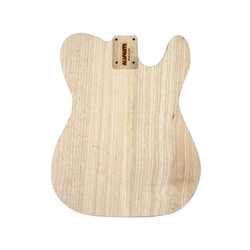 Replacement body for Tele - no finish - neck pocket routing only - Swamp ash