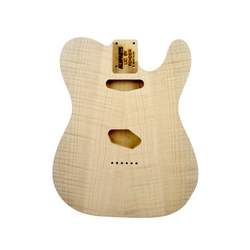 Replacement body for Tele - no finish - maple top - Alder