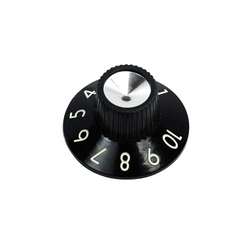 Amp knobs - Fender style - w set screw fits USA solid shaft - 2 pcs