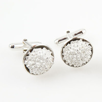 B-C01 Lychee cufflinks, Silver