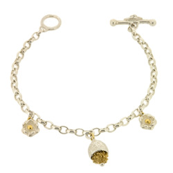 B-B03 3-charm bracelet