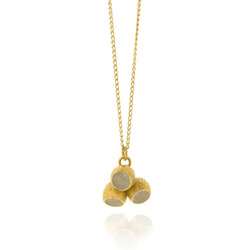 B-N34 Triple Gumnut Necklace