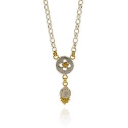 B-N11 Medium belcher with eucalyptus button & acorn