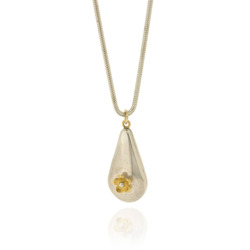 B-N36 Tear-shaped Locket Necklace