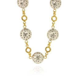 T-N21 Necklace with 9 Large Charms