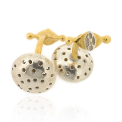 T-C03 Silver Cufflinks with T-bar clasp