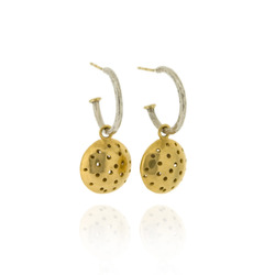 T-E06 T-E06 Hoops with large GP charms