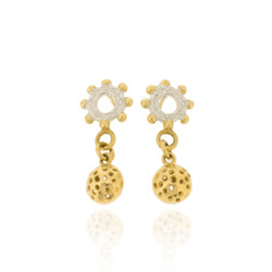 T-E20 Wheel Studs with Gold-Plated Small Charms