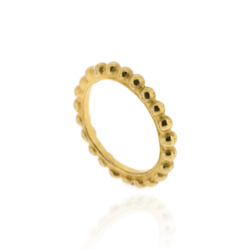 N-R01gp Single Gold Plated Bobble Band