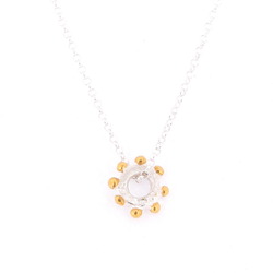 N-N22 Silver Wheel Pendant