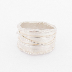 B-R02 Paper Ring, Silver