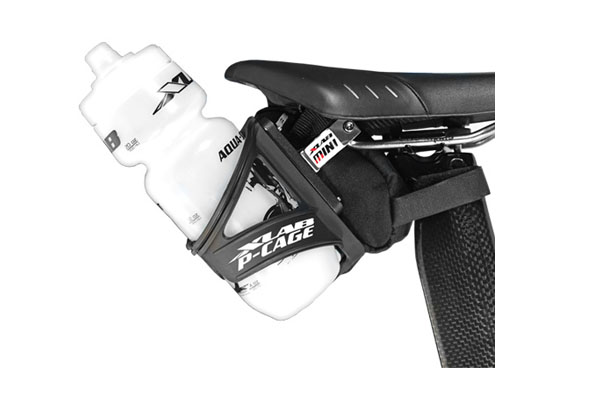 X-Lab Mini Wing Alloy Rear Mounted Bottle System Including 2 Bottle Cages and Mini Bag