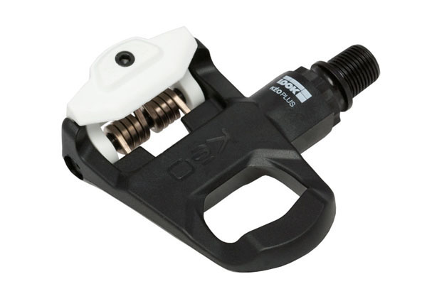Look Keo Plus Pedals (Black and White) - Includes Grey Cleats