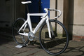 Clearance Bike: Planet X Pro Carbon Track Bike - Extra Small - White