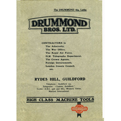 The Drummond 4in. Lathe