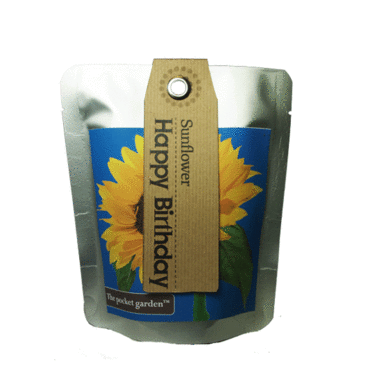 Happy Birthday Sunflower -  Pocket Garden -
