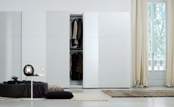 Trendy four door sliding wardrobes