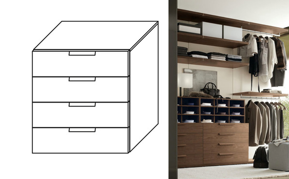 Cabinets 4 Drawer