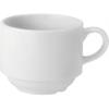 Double Well Saucer 6 For Pure White Stacking Cup 15cm (Box 24)