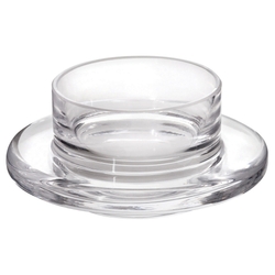 Glass Base For Butter Dish 3.5(9cm), 1oz(3cl), Box of 6