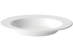 Anton Black Bone China Soup Plate