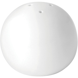 Anton Black Bone China Round Salt Pourer