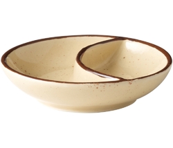 Divided Dip Dish 4  (10cm) (Box of 6)