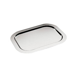 Rectangular Serving Tray With Plain Edge St/Steel