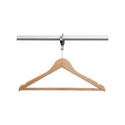 Wooden Hanger With Security Collar (Pack 10)