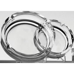 Large Clear Stackable Ashtray 5.75 (14.4cm) (Box of 24)