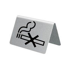 St/St Table Sign