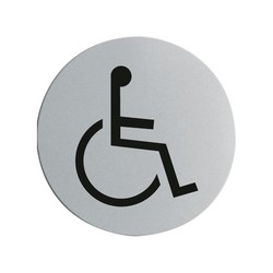 Stainless Steel Disabled Door Sign