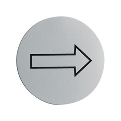 Stainless Steel Arrow Door Sign