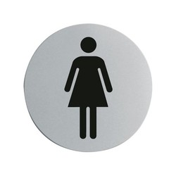 Stainless Steel Ladies Door Sign