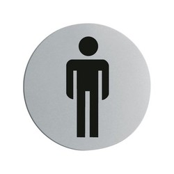 Stainless Steel Gentlemen Door Sign