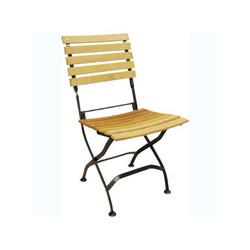 Bolero Courtyard Folding Chair (Pack 2)