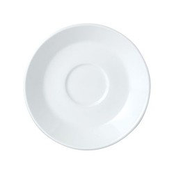 Steelite Simplicity White Saucer Low Cup 8oz (Box 36)