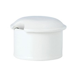 Steelite Simplicity White Mustard/Dipper Pot With Lid (Box 12)
